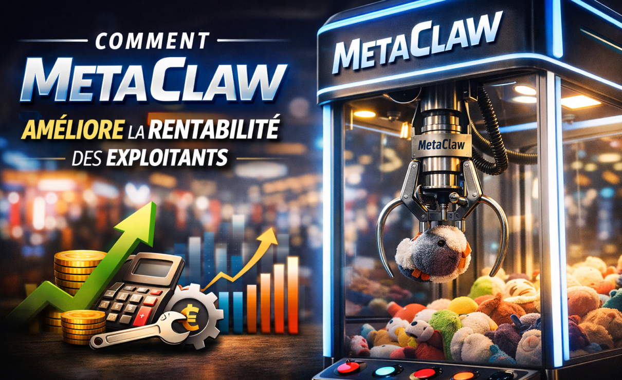 metaclaw, machine à pince